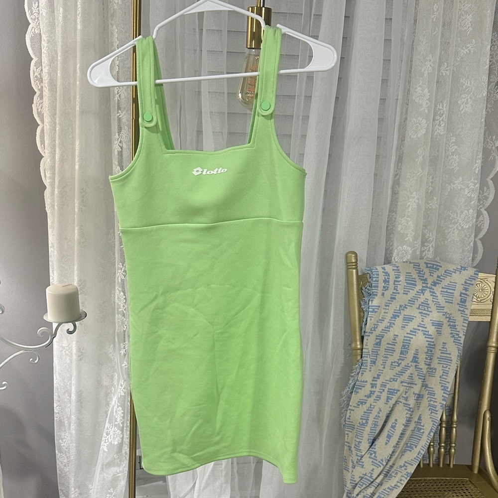 Zara Lotto Light Green Mini Dress